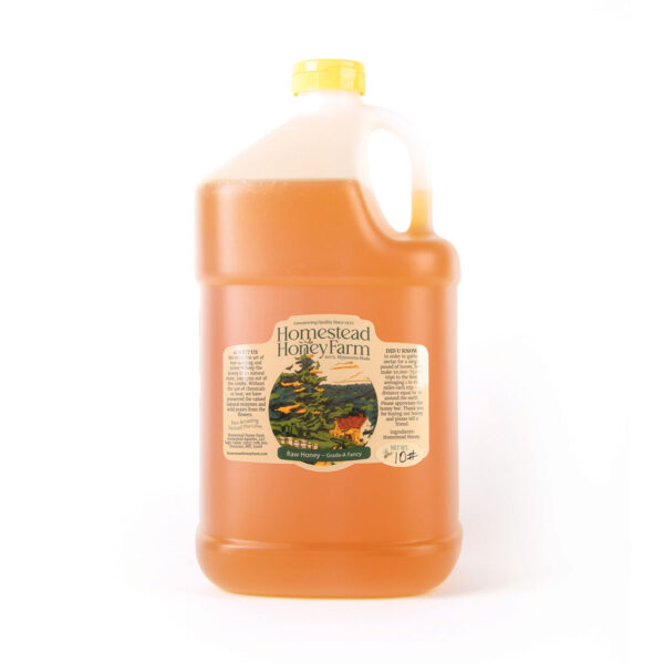 10 lb. Squeeze Bottle - Raw Honey - Grade-A Fancy