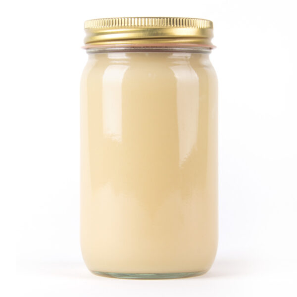 23 oz. Glass Pint Mason Jar - Raw Honey - Grade-A Fancy