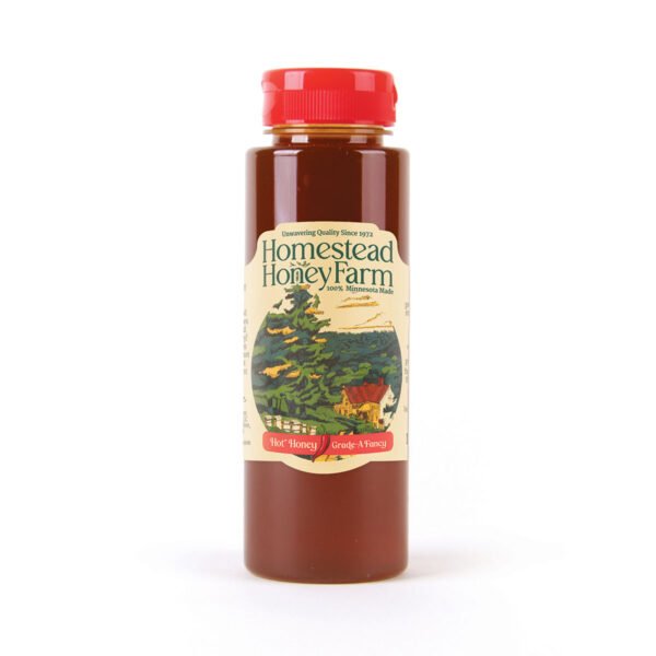 Hot Honey - 12 oz. Squeeze Bottle Grade-A Fancy - Image 2